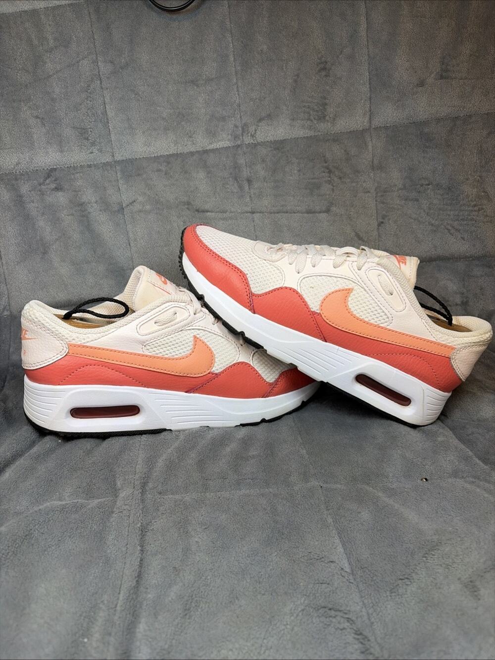 Nike Women’s Air Max Sneakers in Cream and Coral